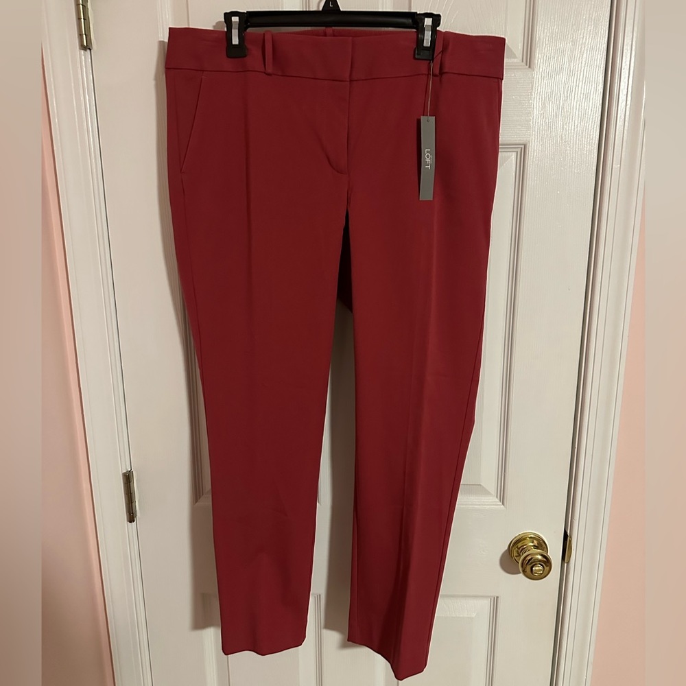 Loft Julie Skinny Ankle Pants